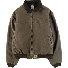 古着 00年代 カーハート Carhartt サンタフェジャケット 中綿入り ダックワークブルゾン USA製 メンズXXL相当/eaa600293