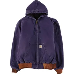 古着 80~90年代 カーハート Carhartt アクティブジャケット ダックフルジップパーカー USA製 メンズXXL相当 ヴィンテージ/eaa600297