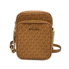 マイケルコース ショルダーバッグ美品  ジェットセット トラベル ミディアム シグネチャー ロゴ クロスボディバッグ 35R4GTVC6V ミニバッグ