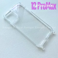 ストラップ用 iPhone12ProMax ストラップホール付き クリア スマホ ケース 取り外し可能 落下防止 ショルダー クロスボディ iPhone 透明 スマホ ケース スマホケース KASUGAR No.110