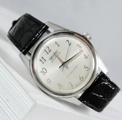 【希少】SEIKO ロードマーベル 5740-8000 アラビア文字盤 Cal.5740B ロービート 手巻き SS シルバー メンズ 腕時計 VINTAGE アンティーク 稼働品 タツノオトシゴ 国産名機 23石 ロービート ベルト新品 美品 レアのサムネイル
