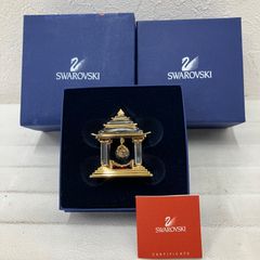 美品♡スワロフスキー シルバークリスタル ペーパーウェイト お城 キャッスル 美品♡スワロフスキー シルバークリスタル ペーパーウェイト お城
