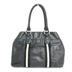 BALLY バリー トートバッグ  トレインスポッティング ストライプ レザー　ブラック    ブラック ユニセックス / 240001173697