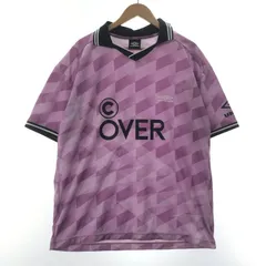 【中古】UMBRO × (C)OVER FOOTBALL SHIRT 半袖シャツ M ピンク アンブロ シーオーバー[10]のサムネイル