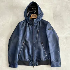 ブラックレーベルクレストブリッジ メガチェックマウンテンパーカー 2WAY ブラック ネイビー Mサイズ