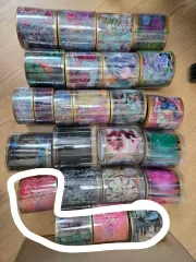 箱に大幅なデザインテープ、ガムテープを含みます。