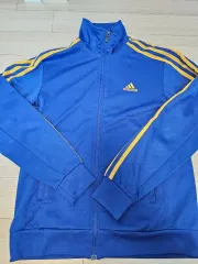 アディダス 青/黄 トラック ジャケット