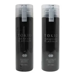 ● セット販売 トキオ IE インカラミ プラチナム シャンプー 200ml + プラチナム トリートメント 200g シルバー 美容室専売 サロン専売 ドクタージュニア TOKIOのサムネイル