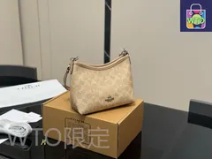 【今日特価】COACH ミニローレル ボーダーバッグ 19×14cm-WTO輸入2