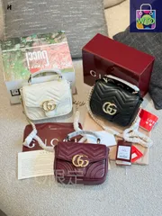 【今日特価】Gucci Marmont 2025 ニュー クラシック スキンニー 17cm-WTO輸入2