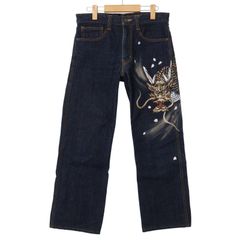 YAMANE Lot1926 龍虎刺繍戎ペイントデニム ジーンズ YC478 - メルカリ