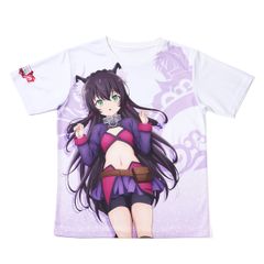 艦これ フルグラフィックTシャツ ホワイト フリーサイズ 大和 茉宮祈芹