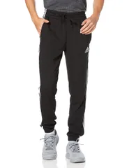 [アディダス] スウェット エッセンシャルズ フレンチテリー テーパード 3ストライプス パンツ 31323 / ECQ54 メンズ ブラック/ホワイト(GK8829) M [ブラック/ホワイト(GK8829)] [M]