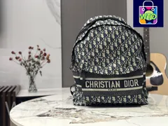 【今日特価】Dior Oblique 老花款双肩包 - ディオール オブリーク 古着柄ナップザック～快適で可愛らしく、旅行に最適なデザイン～-WTO輸入2