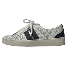 MICHAEL KORS(マイケルコース) スニーカー 7.5 M レディース - 白×シルバー×マルチ レザー