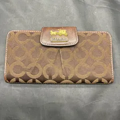 コーチ 　  長財布　茶 B25100084