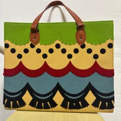 KEITA MARUYAMA ケイタマルヤマ ハンドバッグ 羊革 フェルト