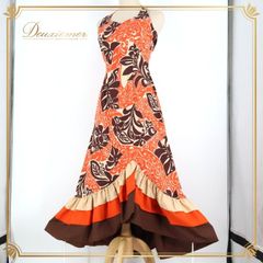 フラメンコ 衣装 ワンピース ドレス 無地 ボランテ フリル レース  