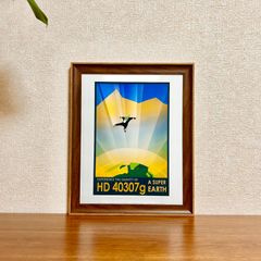 新品☆額縁付アートポスター☆Vintage Reproduction（ヴィンテージ・リ