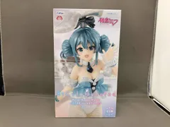  未開封品 フリュｰ 初音ミク 白うさぎ パｰルカラｰver. BiCute Bunnies Figure ボｰカロイド
