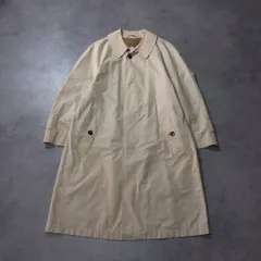 GQ4119◇Aquascutum : 90's 英国製 ステンカラーコート◇ライトベージュ系 アクアスキュータム イギリス製