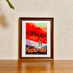 ポスター　額付き　vintage 新品☆額縁付アートポスター☆Vintage Reproduction（ヴィンテージ・リ