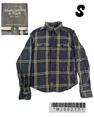 アバクロンビーアンドフィッチ 長袖シャツ チェック S　MJ00277