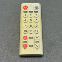 ツインバード/テレビ用リモコン AR-J601 TWINBIRDのサムネイル