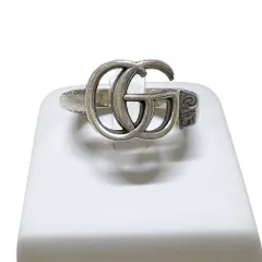 GUCCI【グッチ】　ダブルGキーモチーフ リング　 SV925　指輪