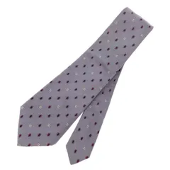 CHANEL シャネル ネクタイ  ココマーク/05P/   シルク100％ ダークパープル メンズ / 240001171652