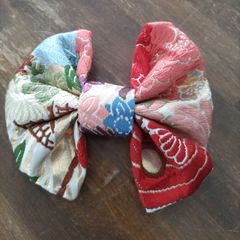 №37 リボン 帯リメイク ハンドメイド