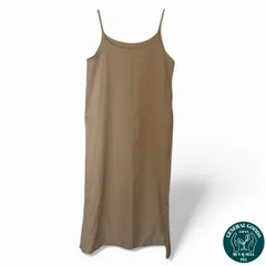 【美品】GU　キャミソールワンピース　レディース　サイズXS　ベージュ