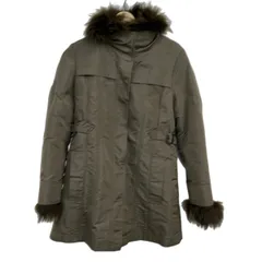 MOGA(モガ) コート サイズ2 M レディース - グレーベージュ 長袖/ファー/冬