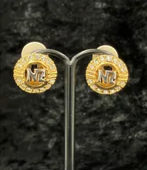 美品 ニナリッチ イヤリング ロゴ レディース NINA RICCI