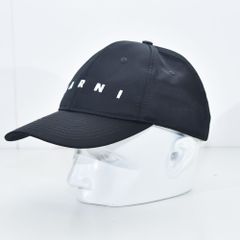 新品 タグ付き MARNI コットンツイル エンブロイダード ロゴ キャップ