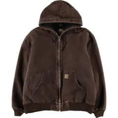 2026年最新】carhartt ジップパーカー ブラウンの人気アイテム - メルカリ
