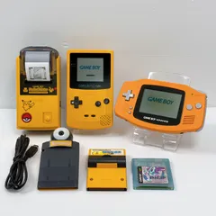 ニンテンドー ゲームボーイプリンター ピカチュウ ゲームボーイカラー ゲームボーイアドバンス ポケットカメラ ポケモンピンボール ポケットモンスタークリスタル 遊べるセット 動作確認済み Gameboy Advance GBA ポケモン Pokemon