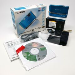フジフィルム　fine pix Z ブルー 動作確認済み デジカメ 箱あり デジタルカメラ 管理番号KKVNKO3699
