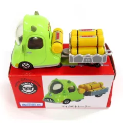 【中古】トミカ モンスターズ・インク マイクのトレーラー(グリーン/ベトナム製) 「トミカ ディズニービークルコレクション」 東京ディズニーリゾート限定