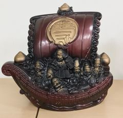 ライオン 王冠 小物入れ オブジェ 置物 黒 インテリア アクセサリー