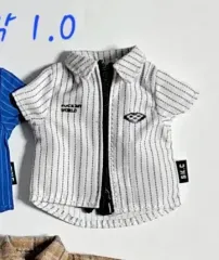 ジッパーシャツ 白