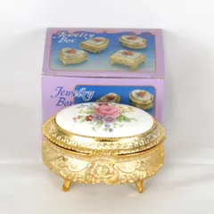 『USED』 ジュエリーボックス オルゴール付き その他雑貨  ゴールド