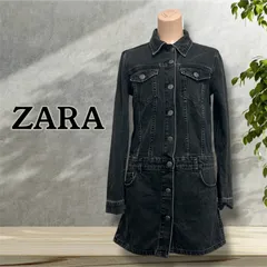 ZARA ザラ　デニムワンピース　ブラック　size xs