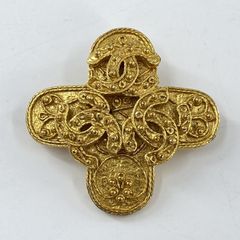 CHANEL ゴールドブローチ 93SS/ココマーク/アクセサリー 1270 - メルカリ