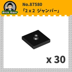 LEGO プレート　ジャンパー 2x2：[Black / ブラック]