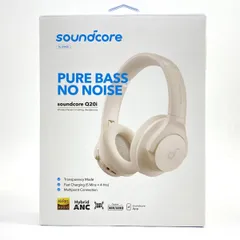 Anker アンカー Soundcore Q20i ワイヤレスヘッドホン ホワイト A3004Z21 ※中古