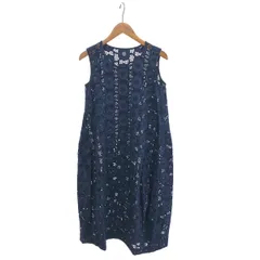 COMME des GARCONS  コムデギャルソンコムデギャルソン ノースリーブワンピース サイズ:XS レース RO-O028   ネイビー レディース / 240001155741のサムネイル