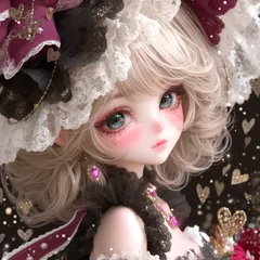 パネル生地 再販 可愛い女の子8柄