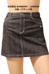 BURBERRY　LONDON　スカート　デニム ノバチェック柄 レディース