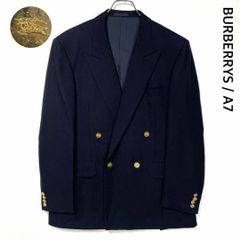 極美品 ライトフランネル 英国製 BURBERRYS バーバリーズ ブレザー 